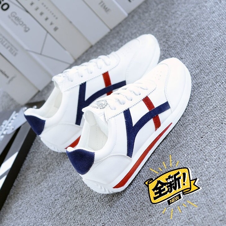 春季小白鞋女2021新款女鞋阿甘鞋运动鞋潮...