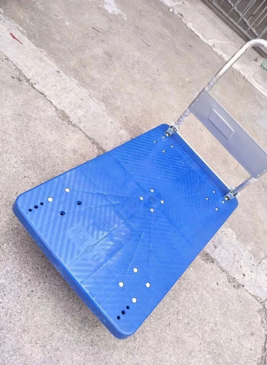 【闲置一批】全新平板车低价处理拉货小推车折...