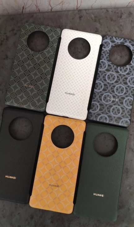 华为原厂Mate40pro手机壳官方素皮原...