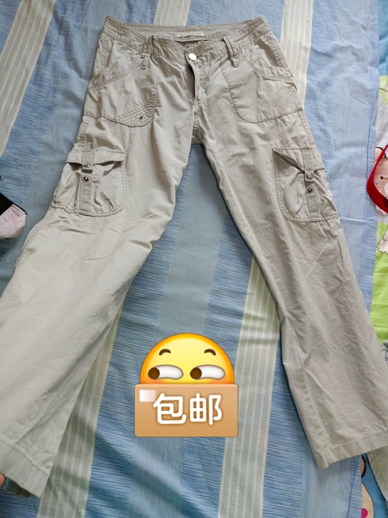 森马工装裤子,棉质,男女同款,前几年的产品...