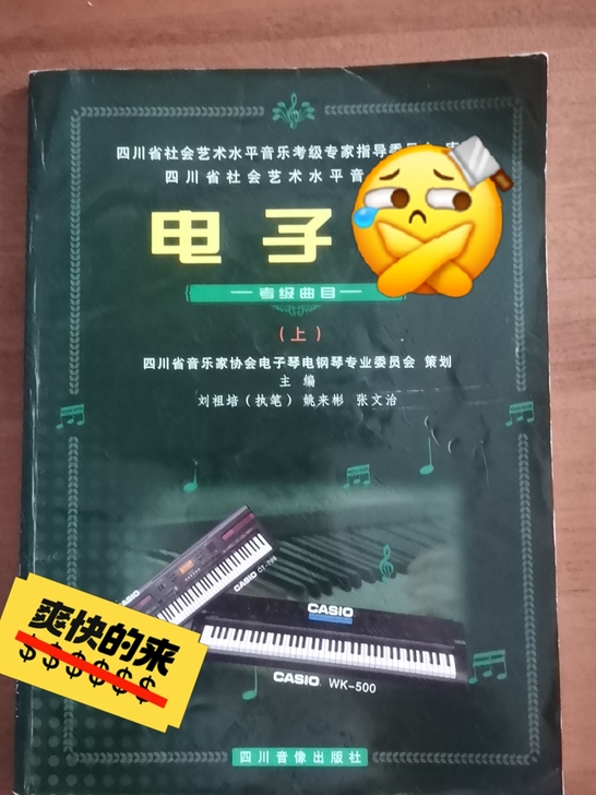 电子琴考级曲目教材 上中下三本