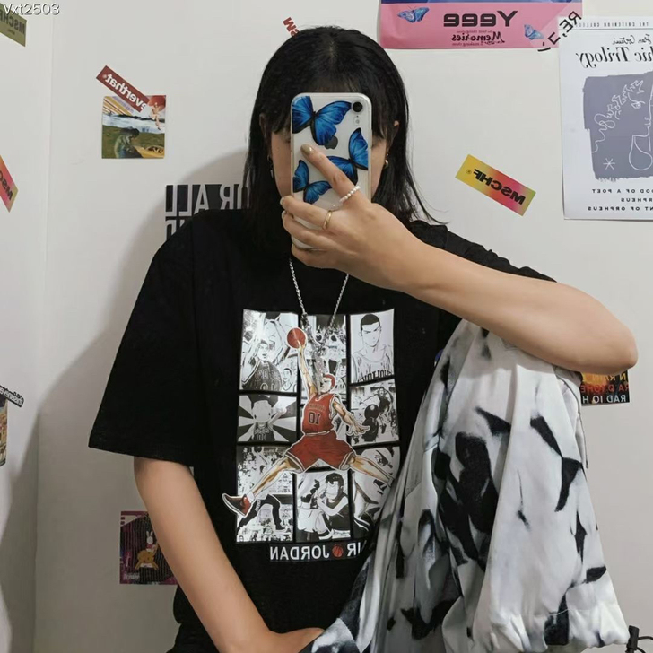 Air Jordan短袖T恤灌篮高手插画 ...