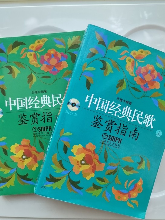 中国经典民歌鉴赏指南  上下册  乔建中编...