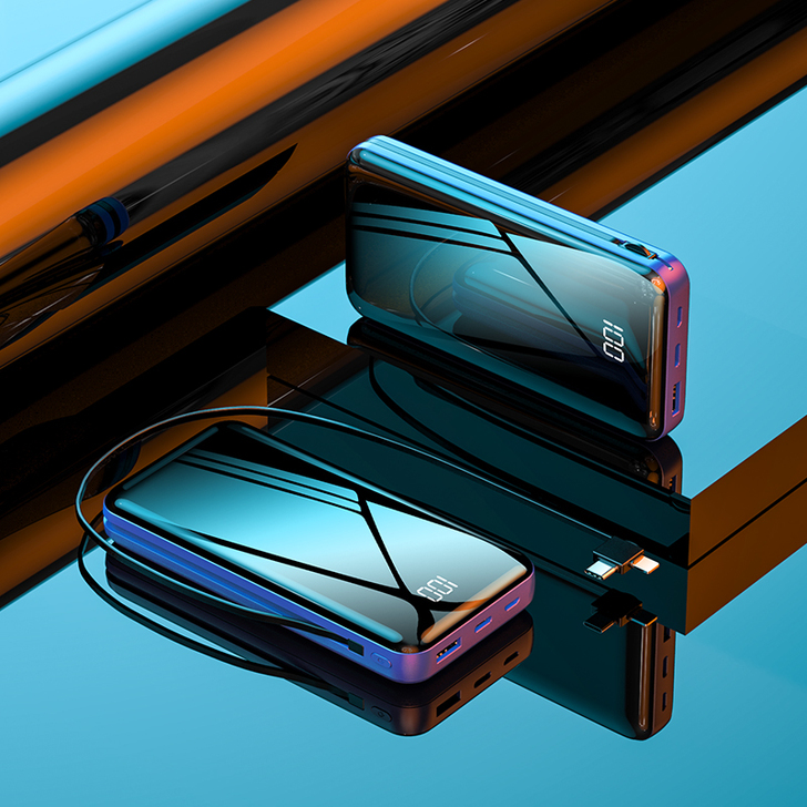 充电宝50000毫安大容量 移动电源超薄小...