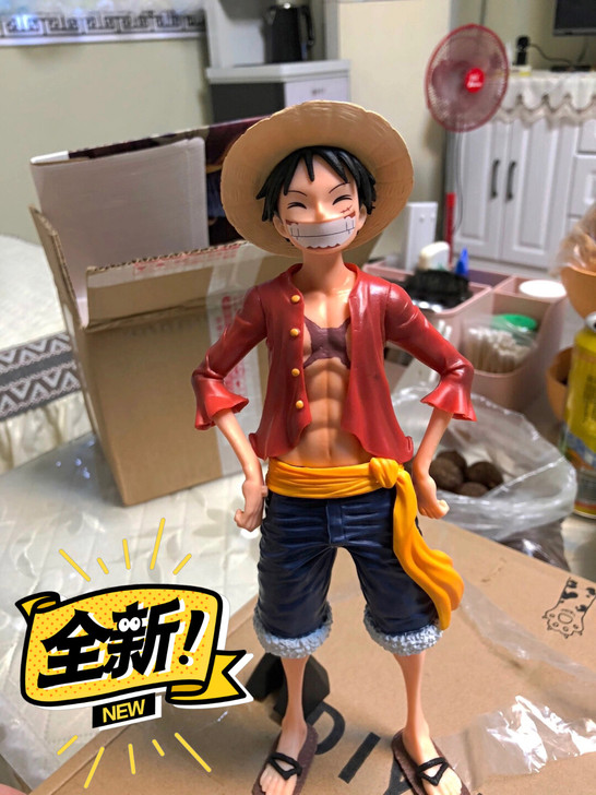 处理一批非常哇塞的好心情海贼王正品路飞手办...