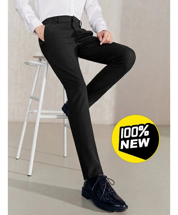 太平鸟男装商场同款商务休闲裤男高弹裤子韩版...