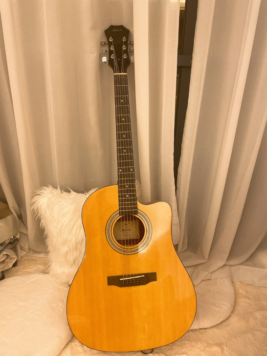 红棉 民谣吉他 D168C 41寸缺角 原...