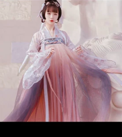 苍海赋汉服女中国风古装学生花神赋樱花仙气飘...