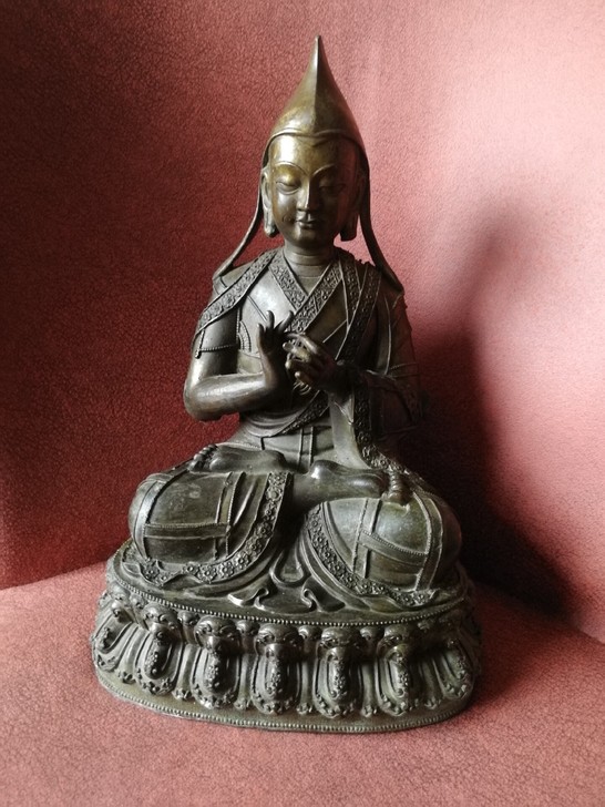 老物件，老铜佛像，几十年的老铜器摆件