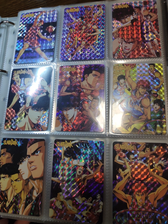 灌篮高手闪卡，猫眼闪。9张。