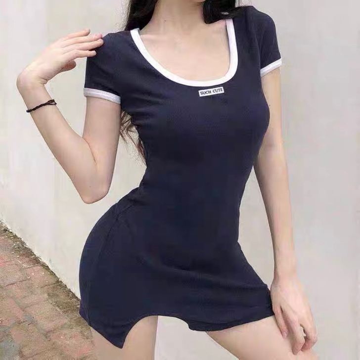 包臀收腰辣妹连衣裙短裙