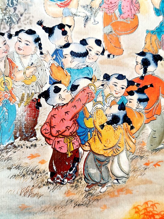 民俗工艺画##amp；ldquo；乐满人间...