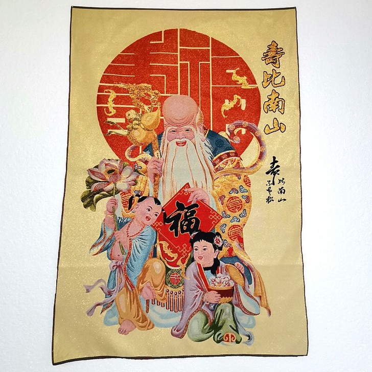 （结缘）织锦画丝绸丝织刺绣画 藏佛唐卡唐喀...