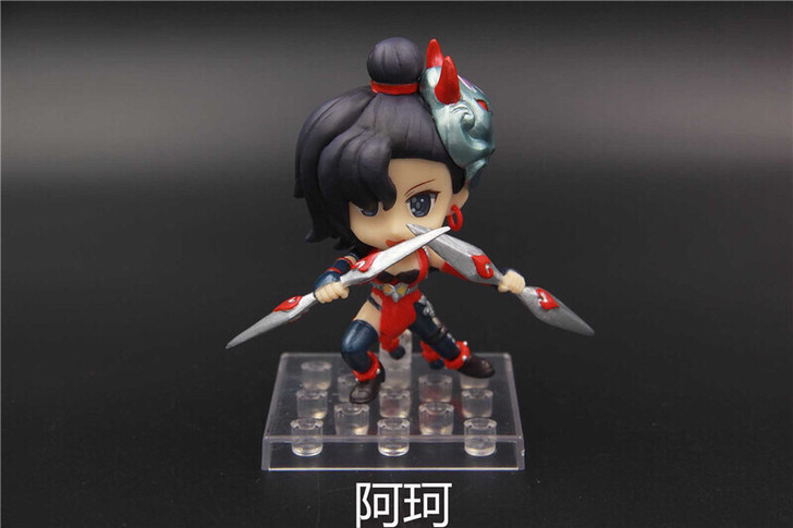 王者荣耀手办阿珂，高9-10cm。开过淘宝...