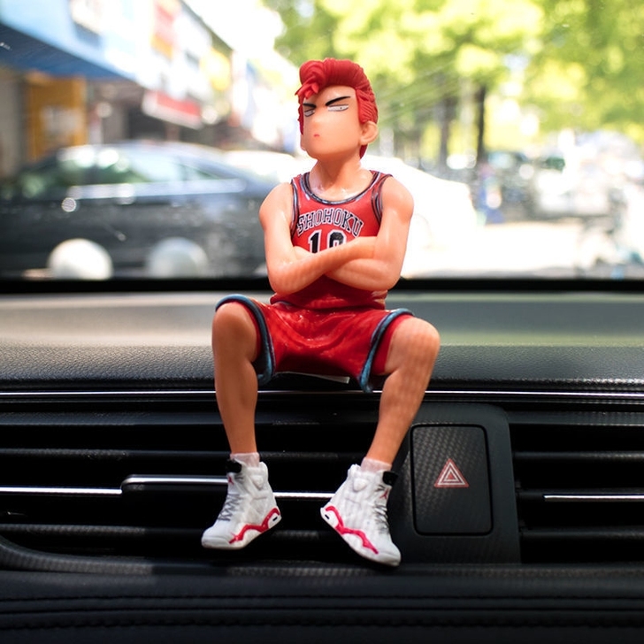 灌篮高手樱木，流川枫，车载摆件，中控台装饰...