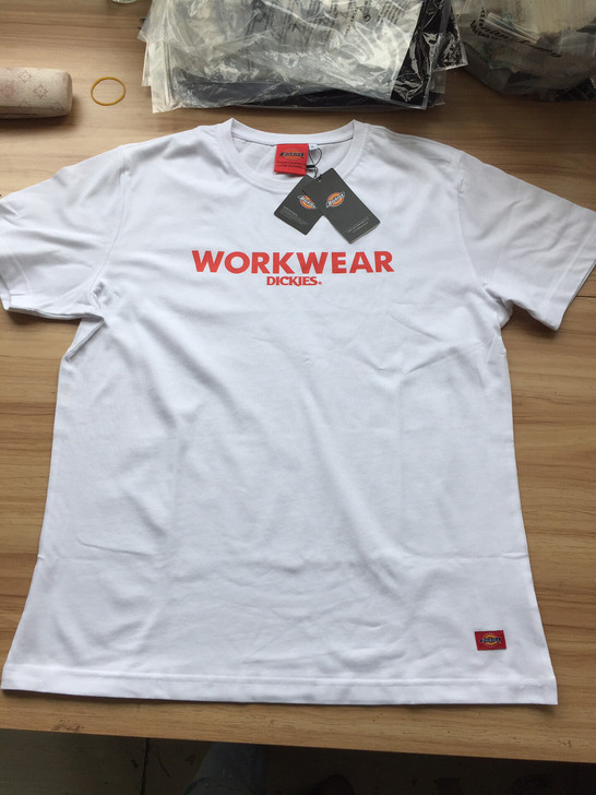 Dickies新款胸口字母印花纯棉短袖te...