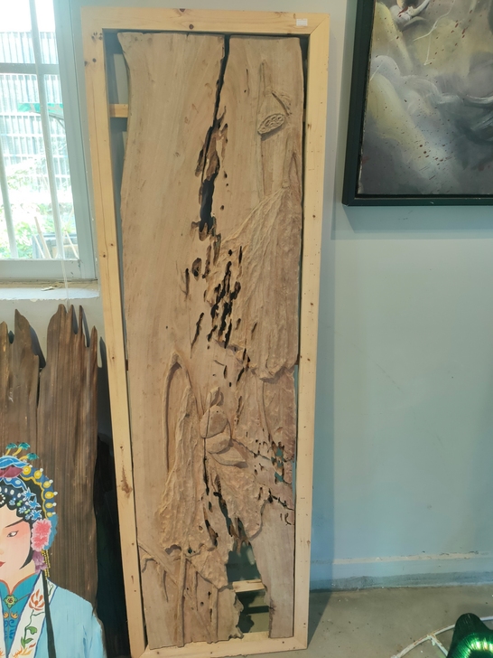 木板画木板雕刻画