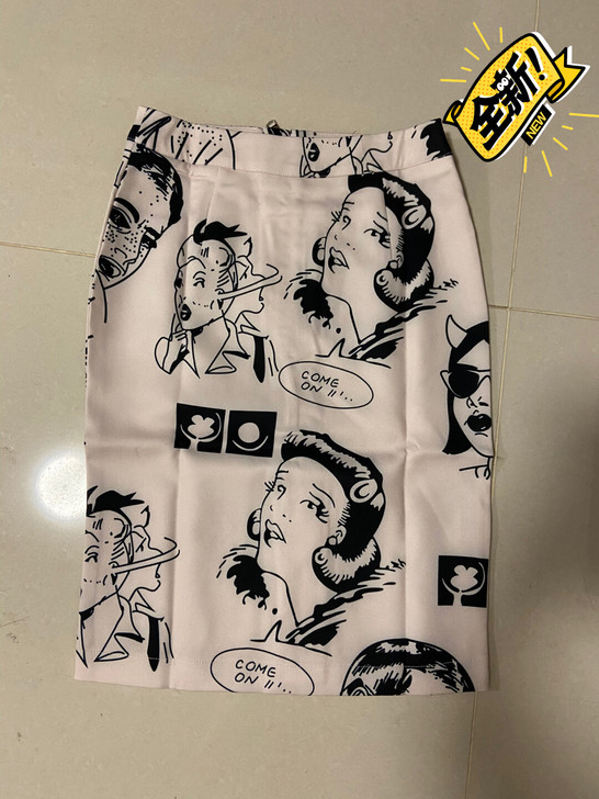 全新S码女装半身裙印花时尚明星同款夏装短裙...
