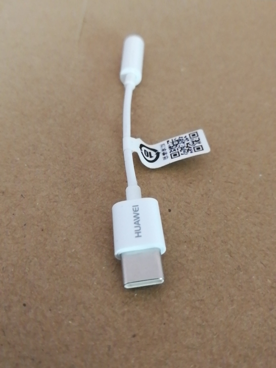 华为原装正品耳机转接器，没有包装，八九成新...