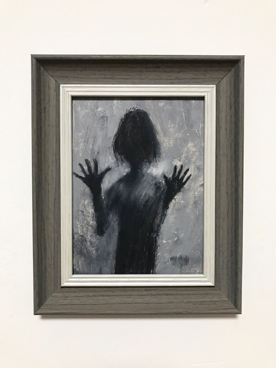 《黑梦》油画作品