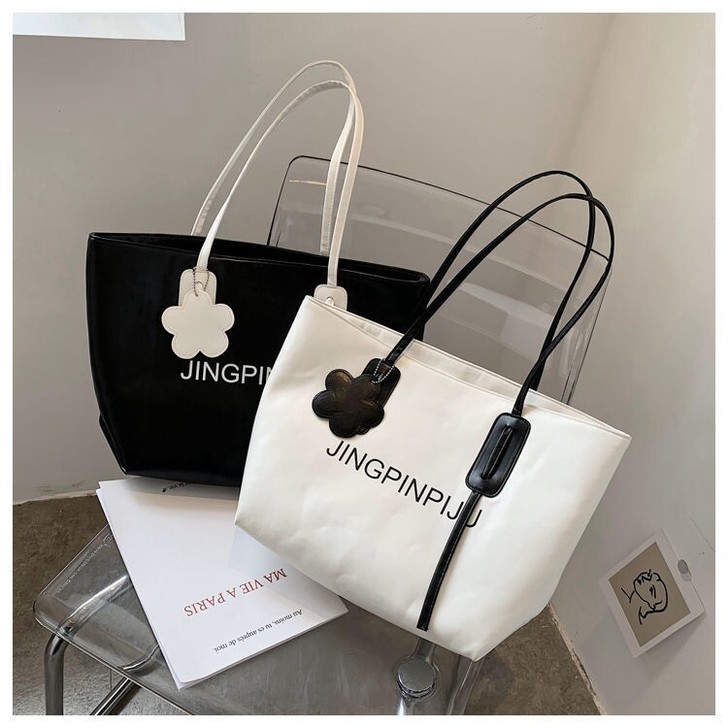 大包包女大容量撞色单肩大包2020新款潮百...