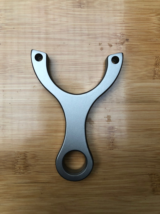 304不锈钢闭口单卡扁皮弹弓免绑弓