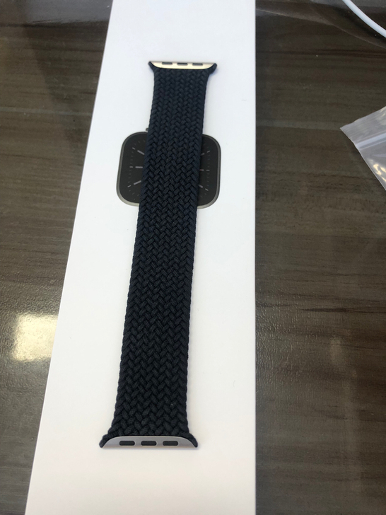 Apple Watch 木炭色编织单圈表单...