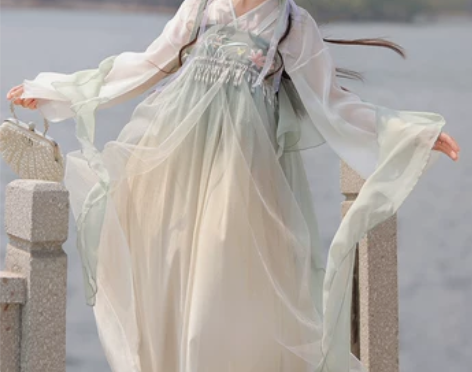 百合姬唐制汉服女正品原创中国风新款仙气齐胸...