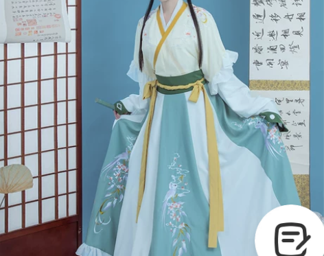 千韵岗汉服女正品原创晨曦秋冬季中国风古装晋...