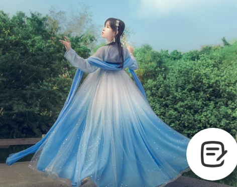 千韵岗辰莲鱼梦汉服女秋冬正品原创中国风白菜...