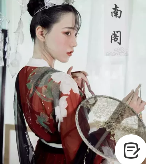 司南阁绝版汉服-红鸾 一片式齐胸，实拍 齐...