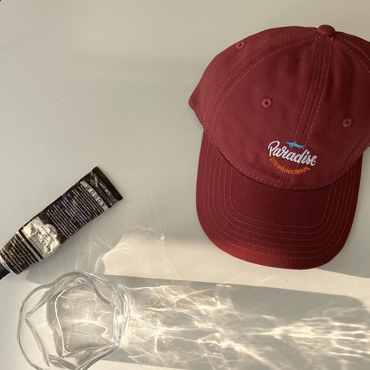 【全新】日常百搭款~鲨鱼字母刺绣棒球帽女夏...