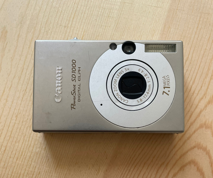 与ixus70同型号，佳能sd1000，经...