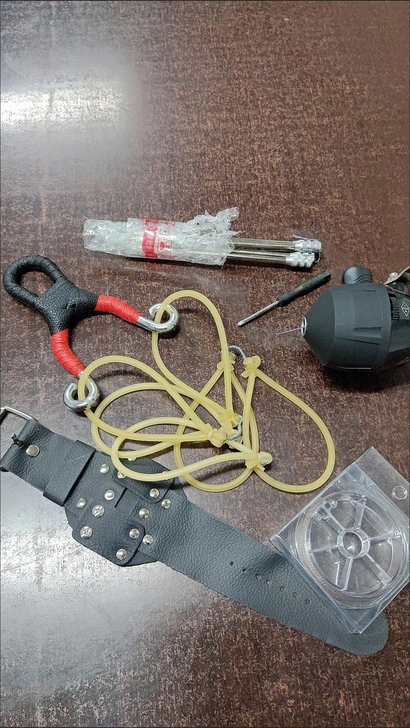鱼镖射鱼鳔弹弓射鱼器捕鱼神器套装射鱼神器鱼...