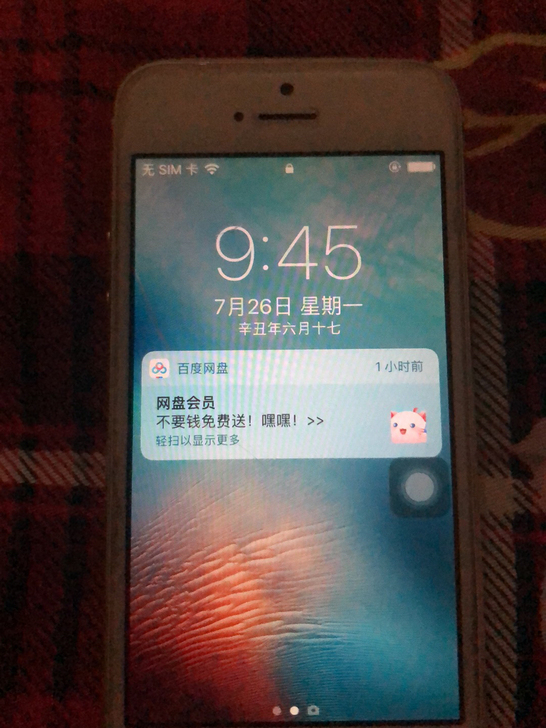 苹果授权店买的自用5s，不是二手货，保证的...