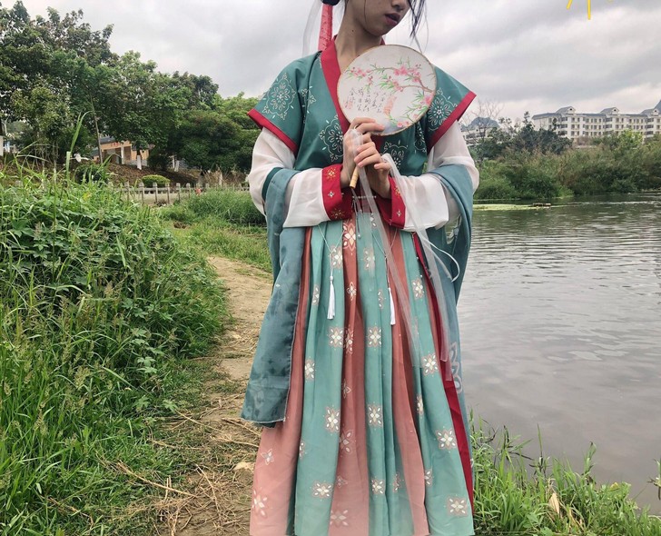 七婉居原创【长安】汉服女唐制中国风对襟唐褙...