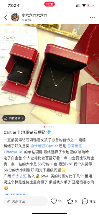 卡地亚牛头项链 银色56分