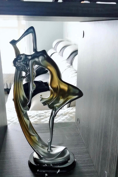 (处理)灵动舞者创意欧式摆件家居客厅工艺品...