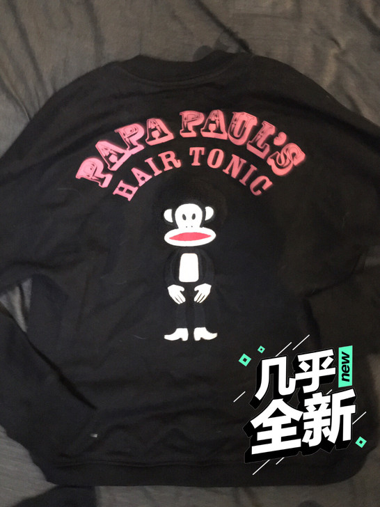 9成新!大嘴猴开衫黑色##amp;hell...