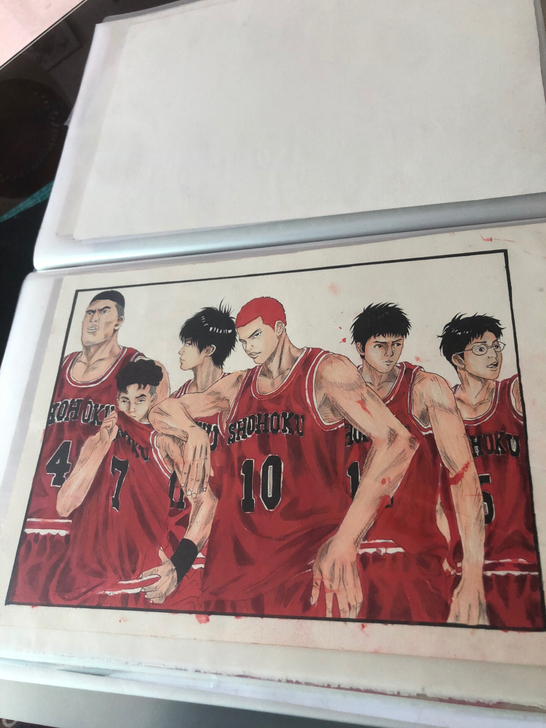8开灌篮高手，整理房间清出大量旧画，点头像...