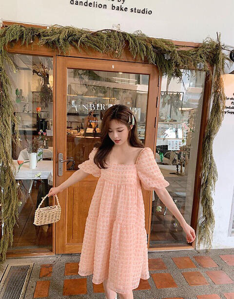 【泡芙裙】钱夫人家雪梨定制 邂逅浪漫春日...