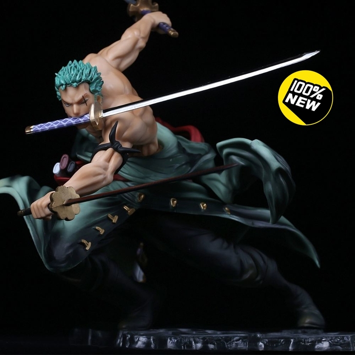 【海贼王优质手办】大型海贼王手办索隆路飞白...