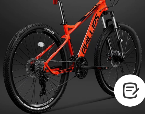 菲利普山地车自行车架变速成人双碟刹越野男女...