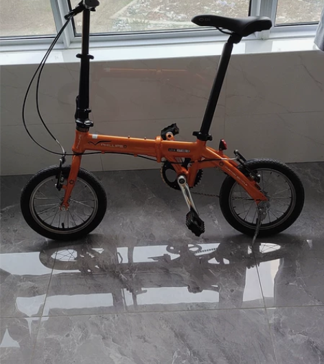 菲利普铝合金折叠自行车，14寸全车铝合金很...