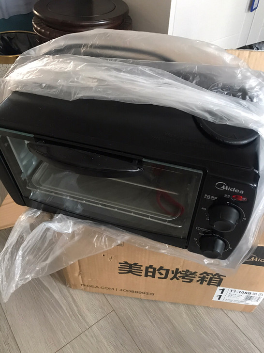 美的烤箱全新，公司春节