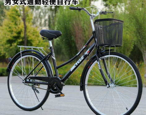 ❤️标准全新276元 复古自行车男式女...