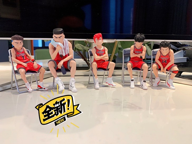 灌篮高手手办湘北五虎流川枫樱木花道赤木三井...