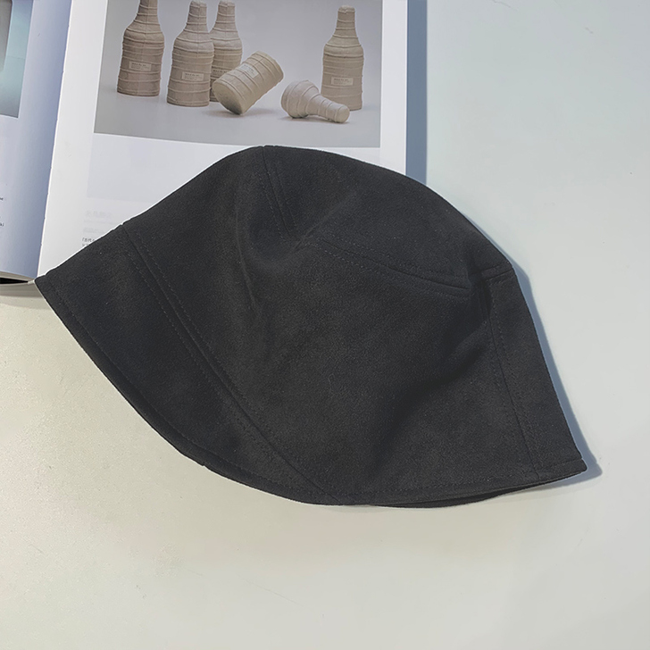 素颜渔夫帽子女日系遮脸水桶帽秋冬季韩版百搭...