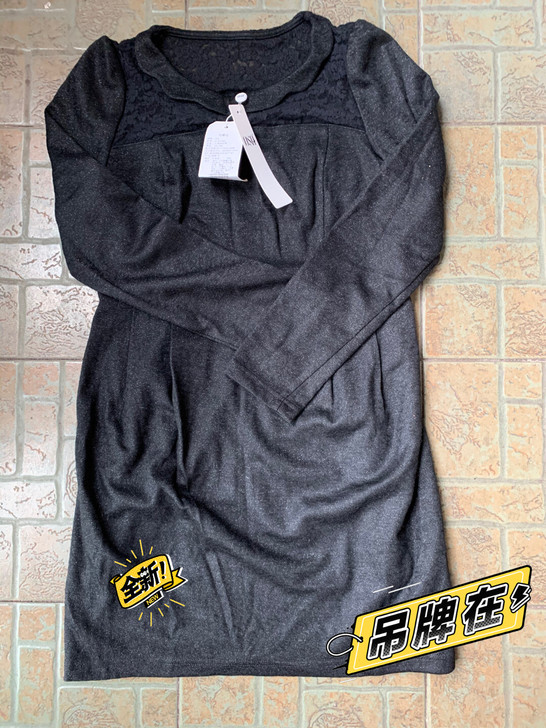 欧莎全新连衣裙，小了闲置在家，165码，黑...