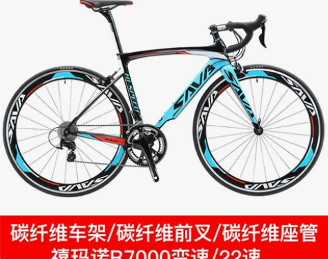 【狂欢价】SAVA萨瓦战风碳纤维公路车自行...